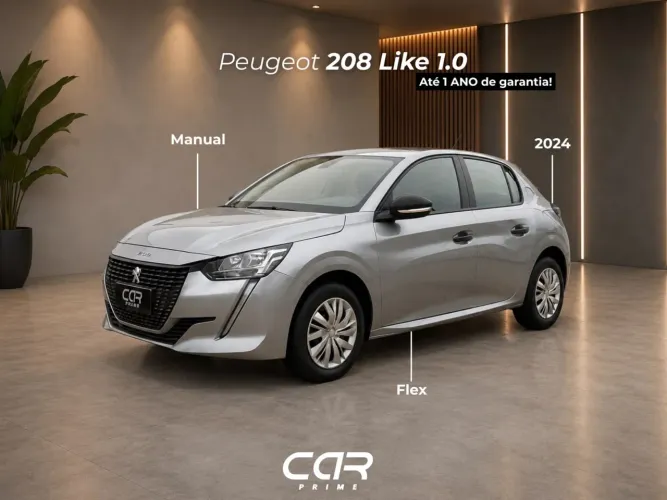 Peugeot 208 Like 1.0 Flex 6V 5P Mec. 2024
