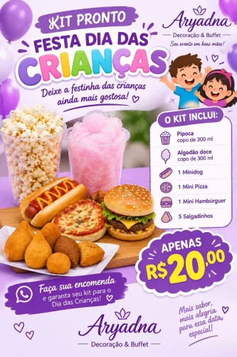 Kit pronto dia das crianças 