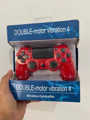 Controle Vermelho para PS4 Sem Fio Bluetooth
