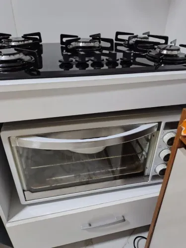Fogão Cooktop com forno elétrico