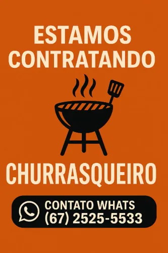 Vaga Auxiliar de Churrasqueiro