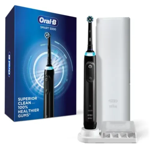 Escova Oral-B Pro 5000 Smart Bluetooth Recarregável Preta