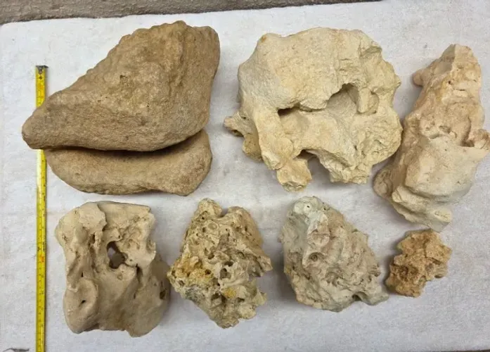 Lote Pedras Sansibar 21,8 kg para Aquário Hardscape