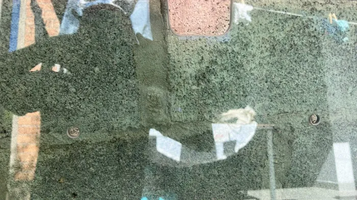 Porta de vidro temperado fumê 2,50 por 1,38 m