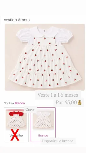 Vestido cerejinha