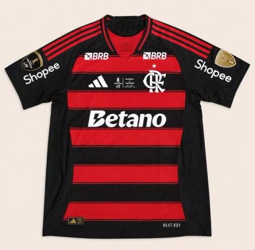 Camisa Flamengo Final Libertadores 2025 Oficial de Jogo. Danilo 13