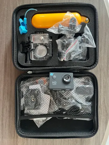 Câmera de ação Full Hd a prova d?água nova
