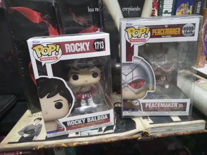 Funko pop o pacíficador ou rock balboa