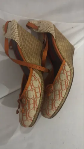 CH Carolina Herrera Original ? Espadrille Anabela ? Nº 37