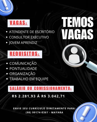 Vaga de emprego 