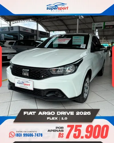 Fiat Argo Drive 1.0 6V Flex 2026