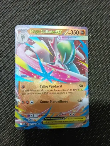 Carta pokemon Mega Gallade Ex