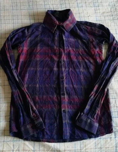 Camisa xadrez infantil - tam.12