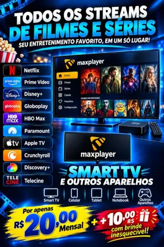 Para sua TV smart e outros aparelhos