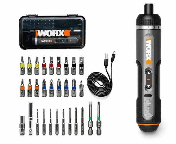 Parafusadeira Elétrica Sem Fio Worx WX242 - 4V | Compacta e Potente