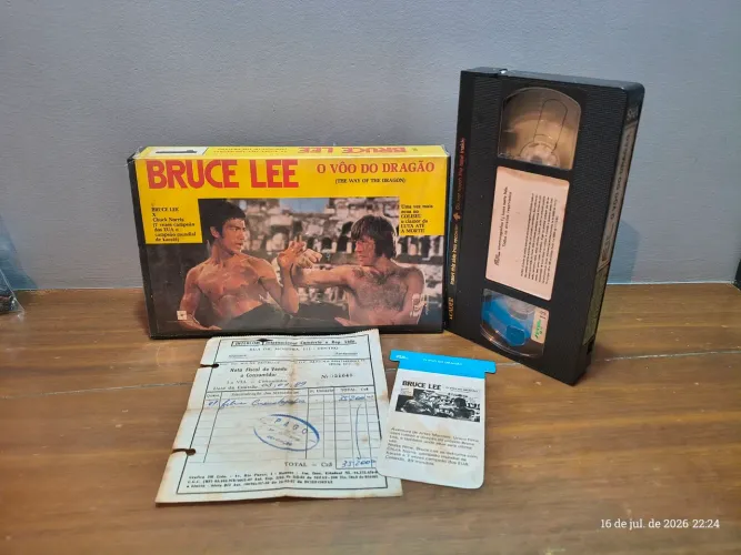 Vhs Bruce Lee - O vôo do dragão