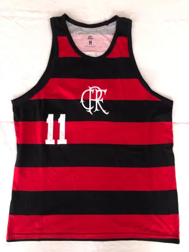Camiseta Regata Flamengo Basquete Liga Retrô