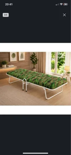 Cama desmontável de solteiro