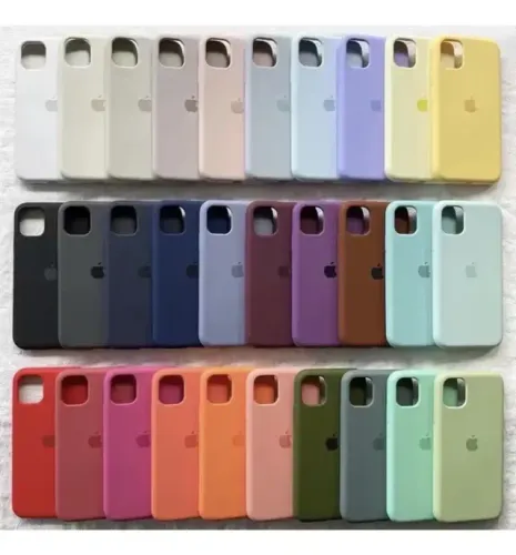 Capa Protetora iPhone 11 Pro Silicone Aveludada Cores Variadas 