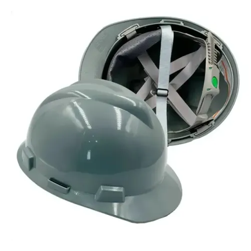 Capacete Msa Cinza Obra Epi C/ trava E Jugular Epi Ca 498 (Classe B) e Ca 8304 (classe A)