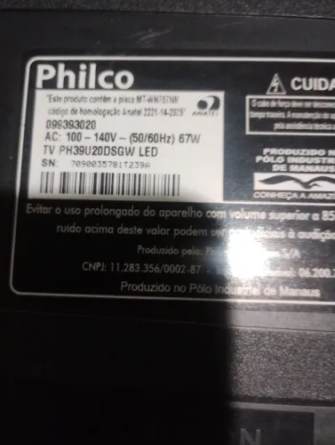 Tv. Philco. 39polegadas