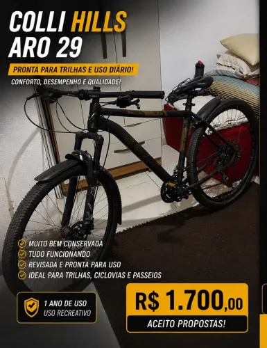 Bicicleta Colli Hills aro 29