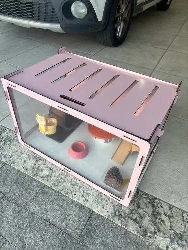 Terrário de hamster e acessórios 