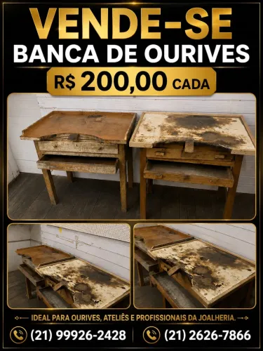 Bancas para ourives 