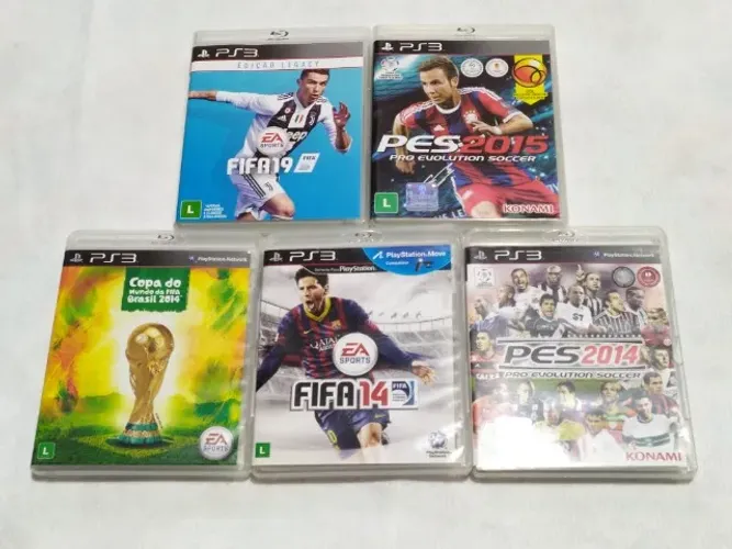 KIT COMBO LOTE JOGOS PLAYSTATION 3 - PS3 : FUTEBOL