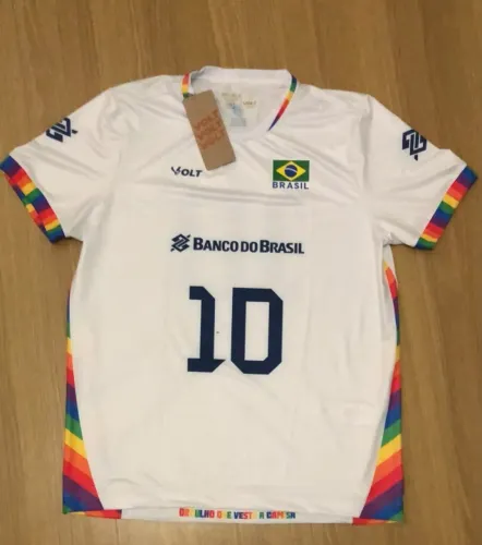Camisa Seleção Brasileira Vôlei Orgulho LGBTQIAPN+ Original