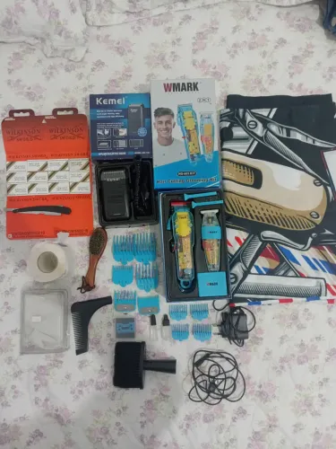 Kit barbeiro completo.