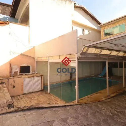 Sobrado com 4 dormitórios para alugar, 454 m² - Jardim Las Vegas - Santo André/SP