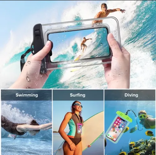 Capa á prova d?água para celular