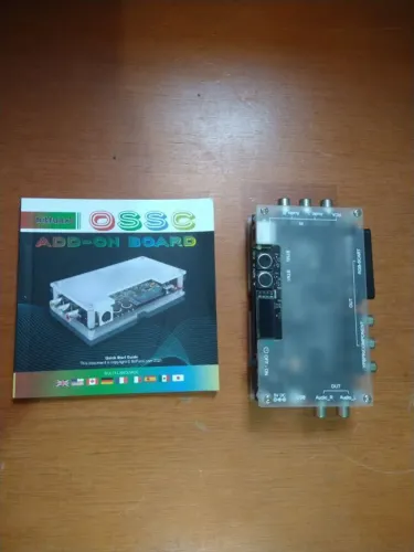 OSSC add-on retroscaler funcionando AV para RGB