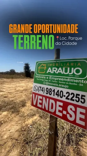 TERRENO RESIDENCIAL À VENDA - PARQUE DA CIDADE (VALOR FICTÍCIO)