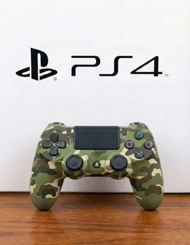 Controle PS4 Playstation 4 Original (Semi Novo) Versão Camuflado Compatível Com PC