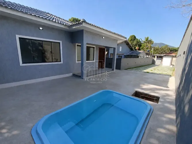 CASA NOVA COM PISCINA, SUÍTE COM CLOSET E ÁREA GOURMET R$ 380.000