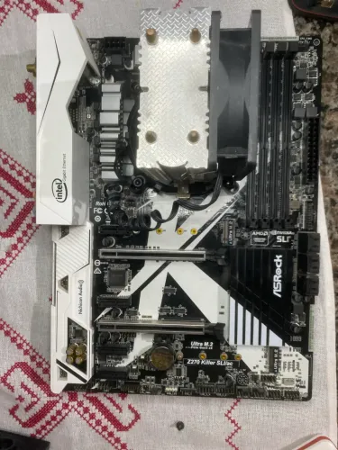 Kit ASRock Z270 Killer SLI ( COM DEFEITO ) + i3-7100 + cooler