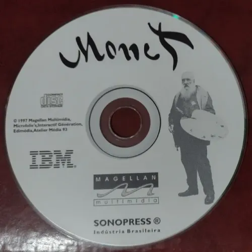 CD-ROM Monet - IBM - Magellan Multimídia - Sonopress - PC/MAC - 1997