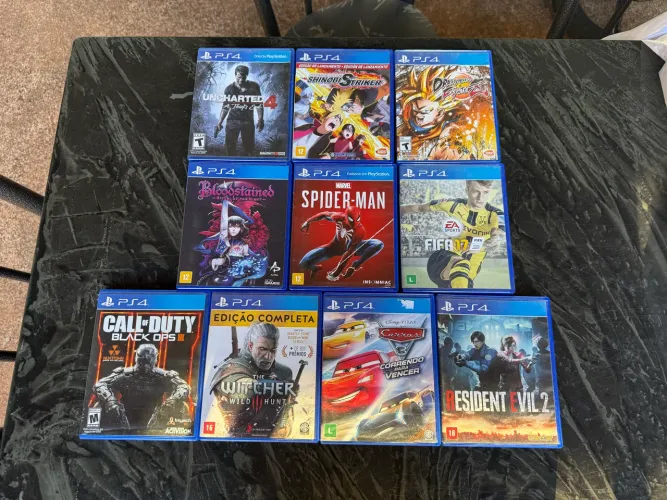 Lote jogos ps4 preço revenda