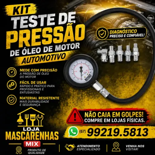 Medidor de Pressão de Óleo de Motor COD: 056