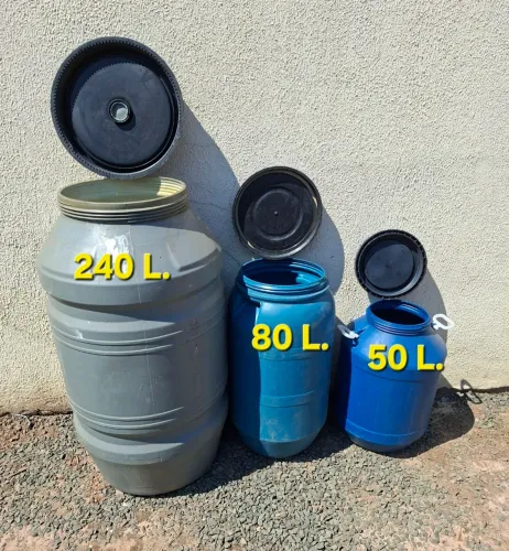 Tambores de azeitona ( a partir de 60 reais)