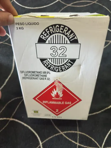 Gás Refrigerante R32 3kg Novo Lacrado para Ar-Condicionado Inverter