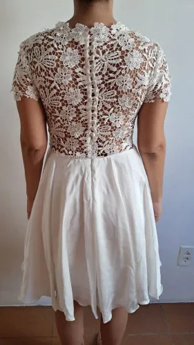 Vestido noiva curto para casamento civil