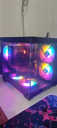 PC gamer Ryzen 5 5600 com rtx 3060 12gb e Monitor gamer 27 polegadas 120hz