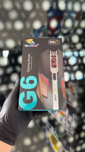 Mouse Gamer USB G6 - Sensor Óptico Avançado e Visual Gamer