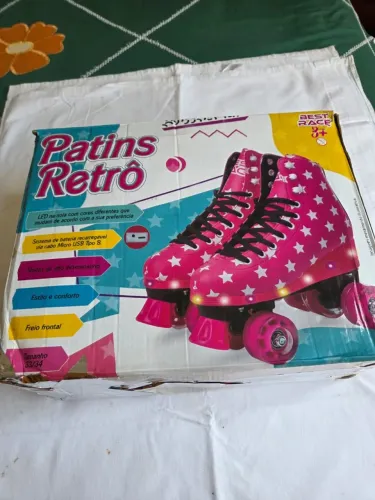 Patins Retro Infantil Feminino
