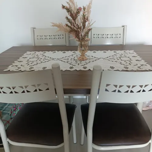 Conjunto mesa cadeiras jantar
