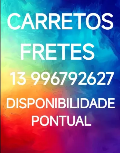  Carreto pequeno fretes