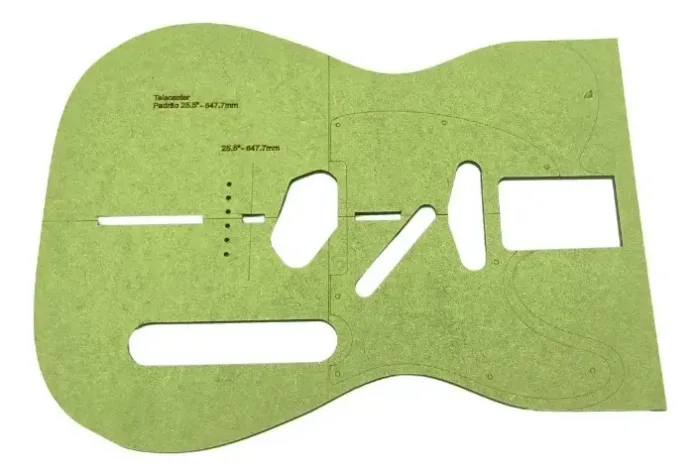 Gabarito Telecaster Fender apenas frente do corpo - Novo